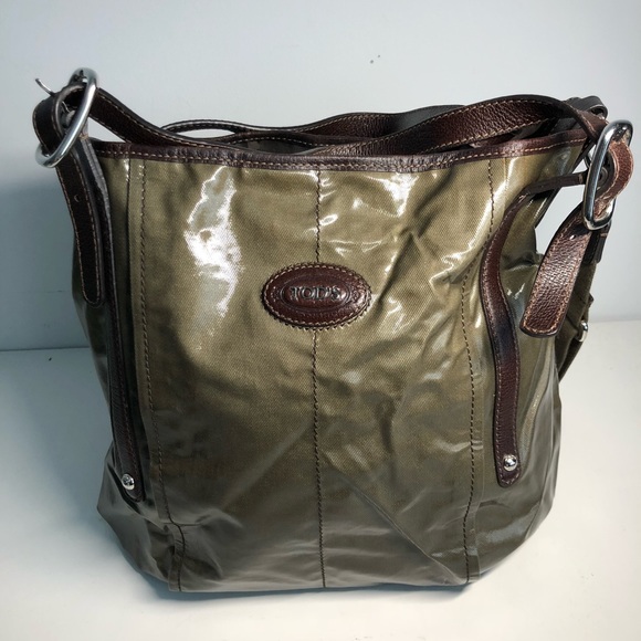 (Already give away) Tod’s G Line wax coated Tote - Picture 1 of 7